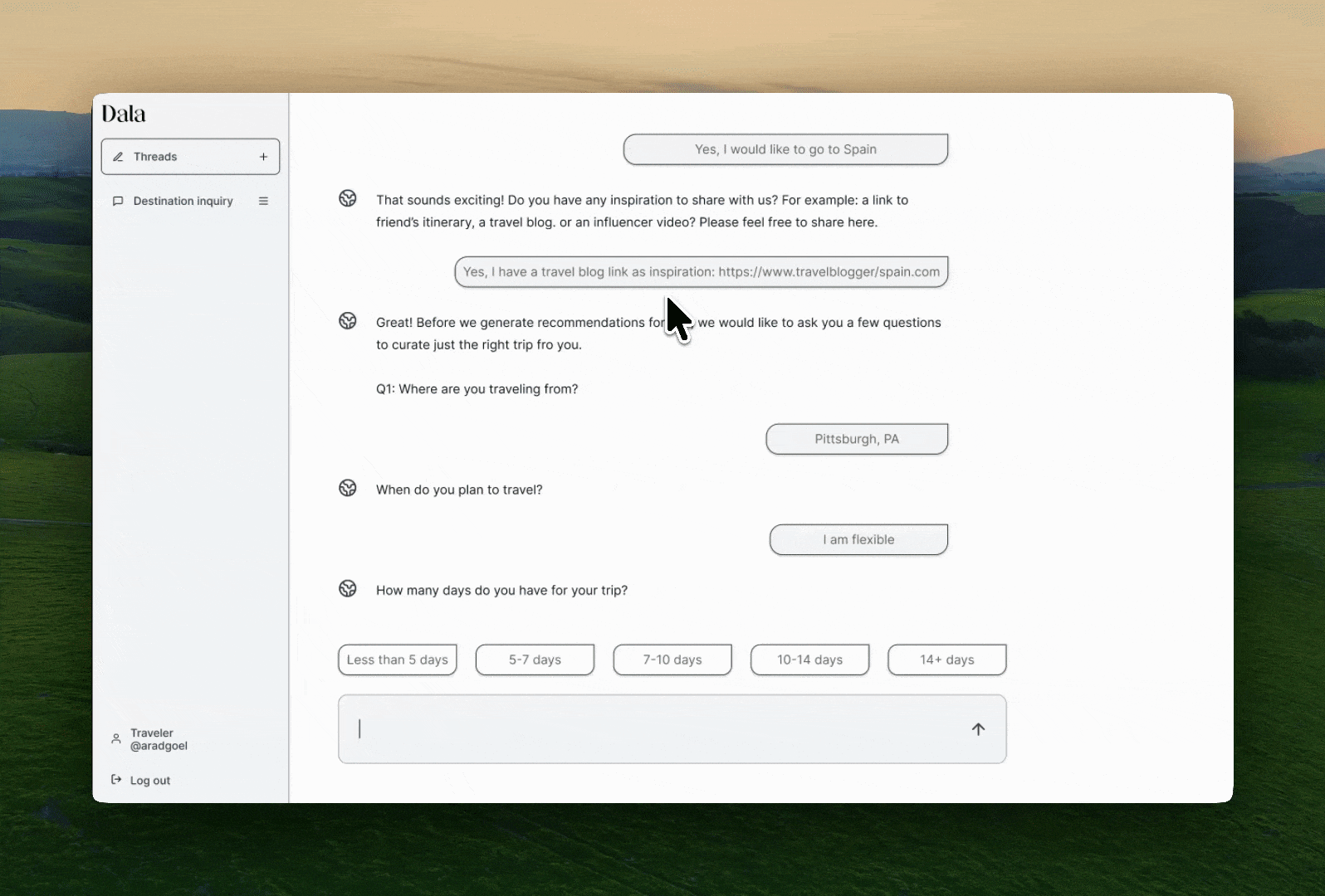 Dala.AI preview